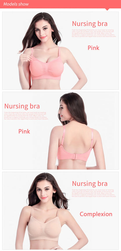 🤍 Wireless Maternity & Nursing Bra – Breathable Comfort and Gentle Support for Every Mum 🤱