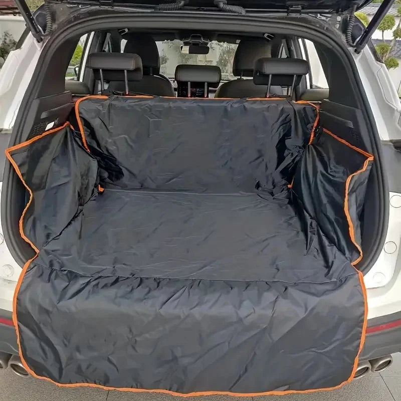 🚘 Durable Polyester Pet Trunk Mat – Waterproof, Non-Slip & Scratch-Resistant Protection for Cars and SUVs 🐾