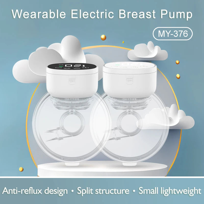 Wearable Electric Breast Pump – Hands-Free Milking Machine