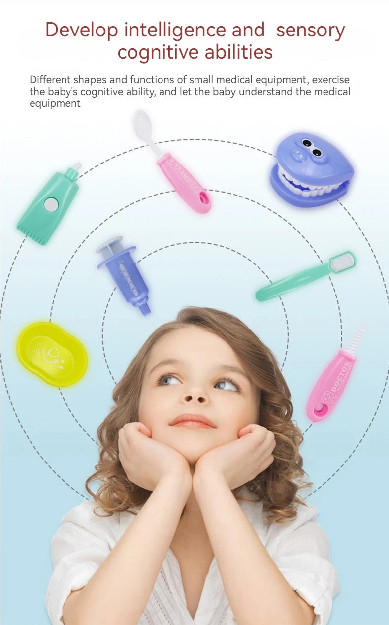 🦷 Montessori Dentist Role Play Set – Fun Learning Toy for Kids’ Imagination & Parent-Child Playtime 👩‍⚕️👦