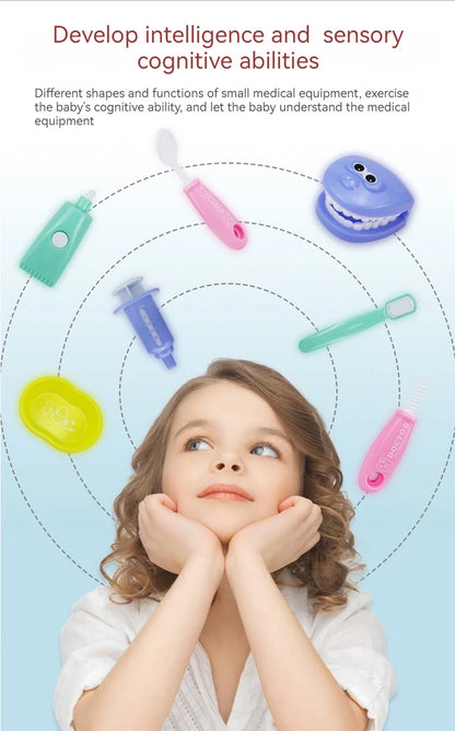 🦷 Montessori Dentist Role Play Set – Fun Learning Toy for Kids’ Imagination & Parent-Child Playtime 👩‍⚕️👦