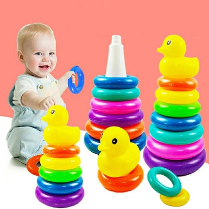 🎡 Montessori Rolling Ball Tower – Fun Stacking & Tracking Toy for Early Learning and Development 🧠