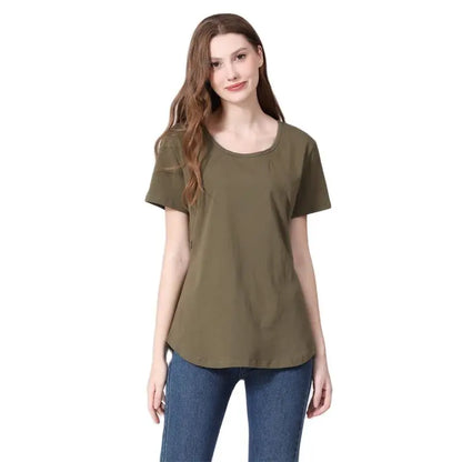 BlossomEase™ Maternity & Nursing T-Shirt – Comfort, Confidence & Style for Every Mum