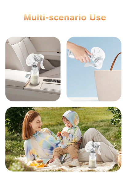 MAMIJOY™ Manual Breast Pump – Gentle, Efficient, and BPA-Free Comfort for Every Mum