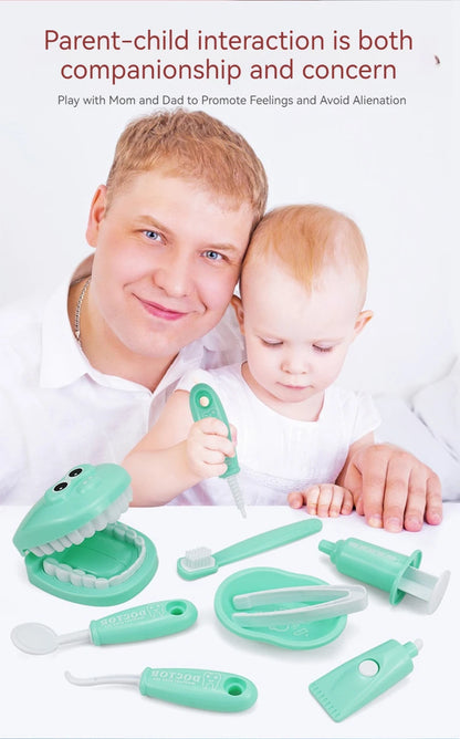 🦷 Montessori Dentist Role Play Set – Fun Learning Toy for Kids’ Imagination & Parent-Child Playtime 👩‍⚕️👦