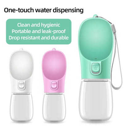 🐾 Portable Dog Water Bottle – Leakproof Travel Feeder for Pets On the Go 🚶‍♀️🐕